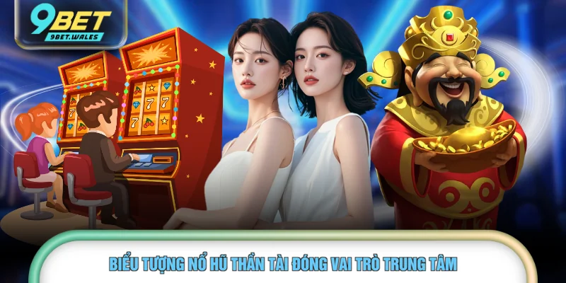 Biểu tượng nổ hũ Thần Tài đóng vai trò trung tâm 