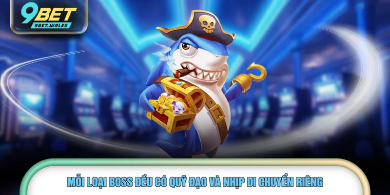 Mỗi loại Boss đều có quỹ đạo và nhịp di chuyển riêng