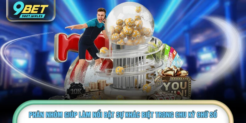 Phân nhóm giúp làm nổi bật sự khác biệt trong chu kỳ chữ số