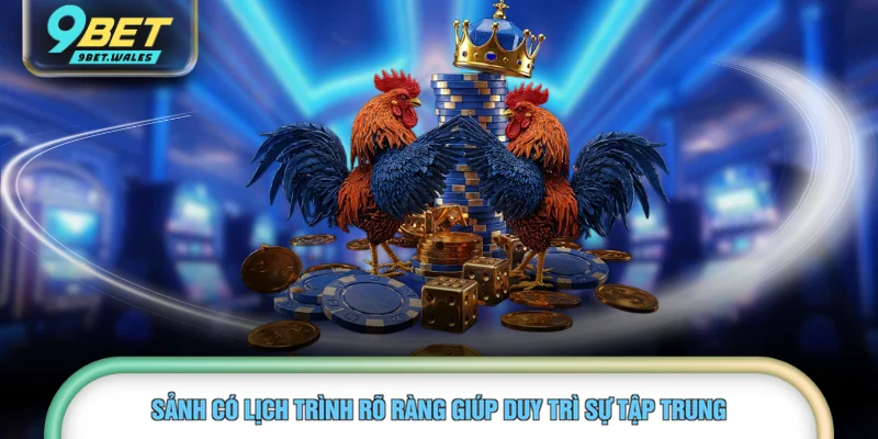 Sảnh có lịch trình rõ ràng giúp duy trì sự tập trung